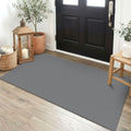 EARTHALL Washable Runner Rug, Non Slip Indoor Doormat, 2x4 Ft, Dark Gray by EARTHALL