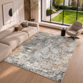 Washable Area Rug 4x6, Non Slip Rug by ROOMISLAND