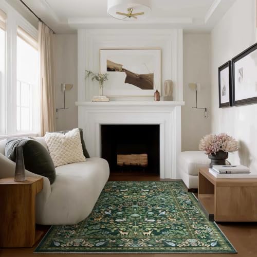 3x5 Small Area Rugs for Entryway: Machine Washable Rug Stain Resistant Non Slip - Image 6