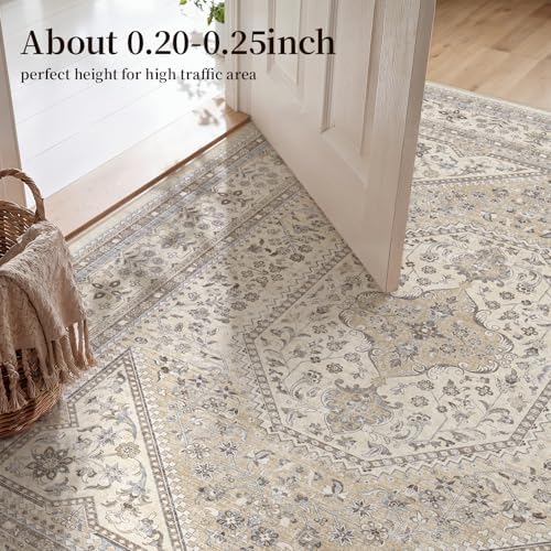 Puino 10x10 Square Washable Area Rug - Image 7