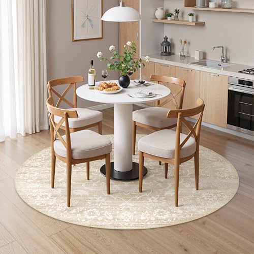 Soalmost Washable Round Rug 6ft - Image 3