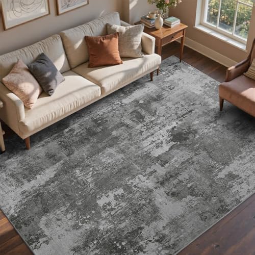 5x7 Ft Abstract Washable Area Rugs by Cuzwlovita