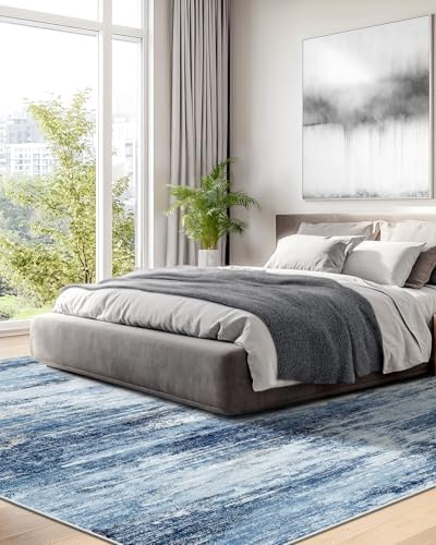 Amada Washable 8'x10' Abstract Area Rug - Image 3