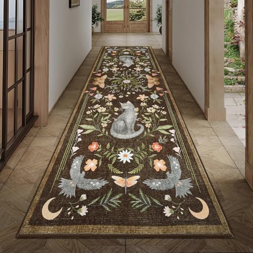 GarveeHome 2.5x8 Cat Washable Runner Rug - Image 2
