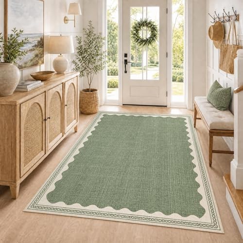 GarveeHome Scalloped Rug by GarveeHome
