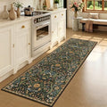 2x6 Floral Runner Rug for Kitchen Washable Hallway Runner Rug by NakedCloud