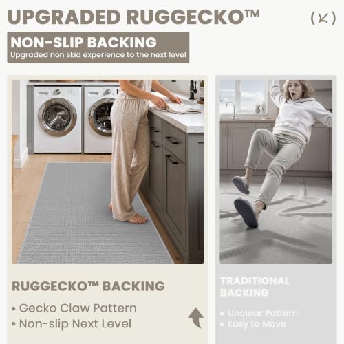 3x5 Runner Rug Non Slip, High-Low Pile Runners - Image 7