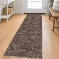 KILOCOCO Washable Runner Rug 2x6 ft Hallway Runners, Chocolate Brown by Kilococo