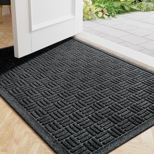 Mibao Front Door Mat Outside Entrance, 29.5" x 17", Heavy Duty Welcome Mat by Mibao