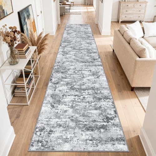 Long Hallway Runner Rug 3x12 ft Textured Non Slip by TTelephant