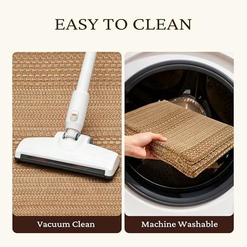 MatEssenz 20"x48" Kitchen Mats for Floor, Woven Kitchen Rugs, Machine Washable - Image 5