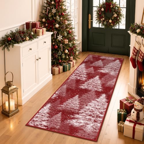 Madane Christmas Runner Rug 2x6 by Madane
