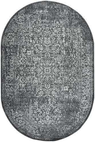 SAFAVIEH Evoke Oval Rug 6x8 - Image 3