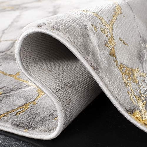 SAFAVIEH Craft Accent Rug 2'x3', Modern Grey & Gold CFT877F - Image 5