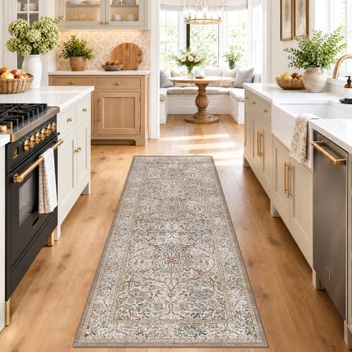Moss Green 3x8 Oriental Runner Rugs - Image 3