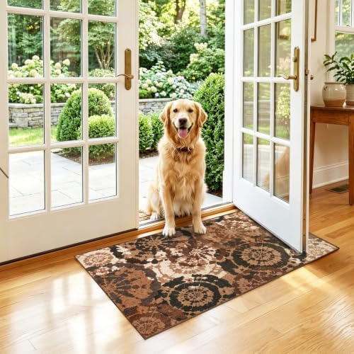 Washable 2x3 Entry Rug, Boho Small Throw Rugs - Image 2