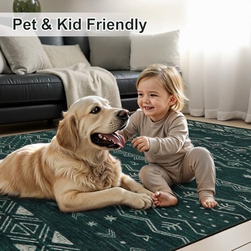 SERISSA 2x5 Washable Non-Slip Boho Runner Rug - Image 6