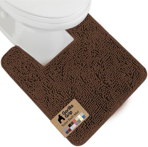 GORILLA GRIP Chenille Bath Rug Mat by GorillaGrip