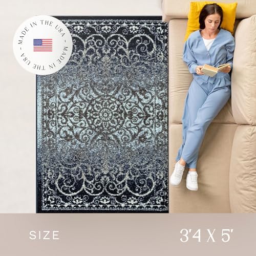 Maples Rugs Pelham Vintage Medallion Area Rugs - Image 3