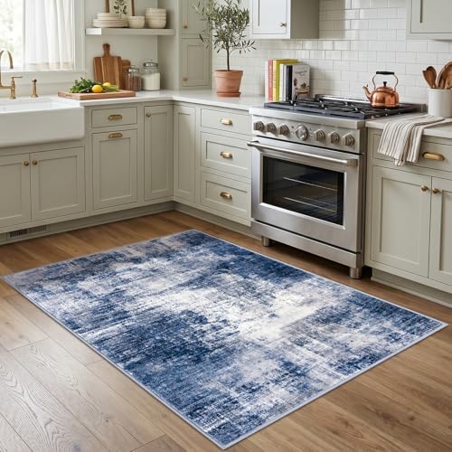 IOHOUZE Abstract Area Rug 4x5 Ft Washable Rugs - Image 3