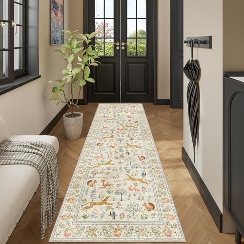 DUKINO 2.6x8 Rug for Hallway, Washable Kitchen Runner Rug Non Slip - Image 6