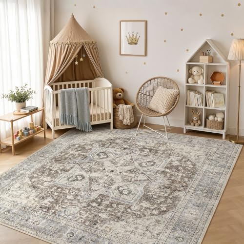 Tortania 8' Square Area Rug Living Room Rugs - Image 4