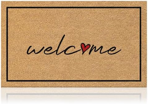 Coir Welcome Mat, 17 x 29 in by AmaruDoorMats