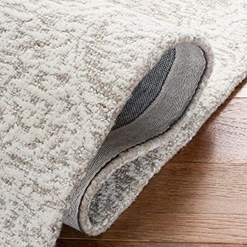 SAFAVIEH Metro Round Rug 8', Transitional Natural & Ivory MET998A - Image 6