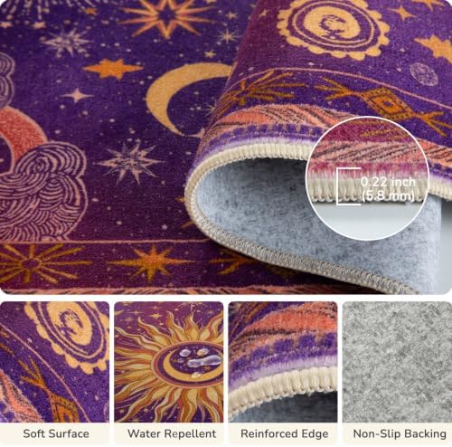 Vacuum-Friendly, 5x7 Washable Area Rug - Image 4