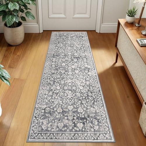 Washable Vintage 2x7 Runner Rug Non Slip Runners - Image 3