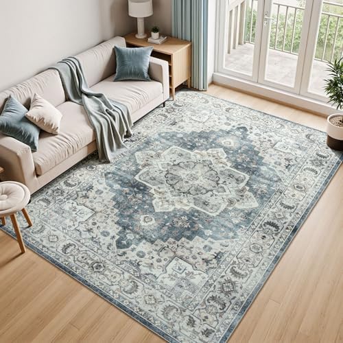 Lessymo Washable Area Rugs 5 x 7 - Image 4