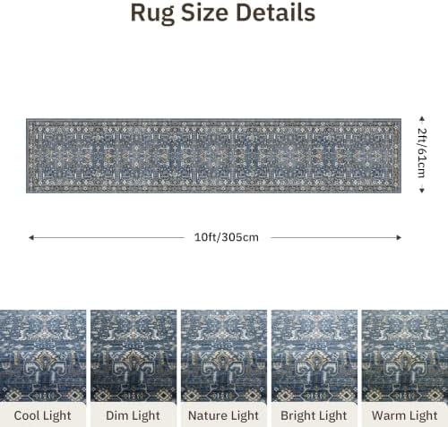 Hallway Washable Runner Rug 2x10 - Image 2