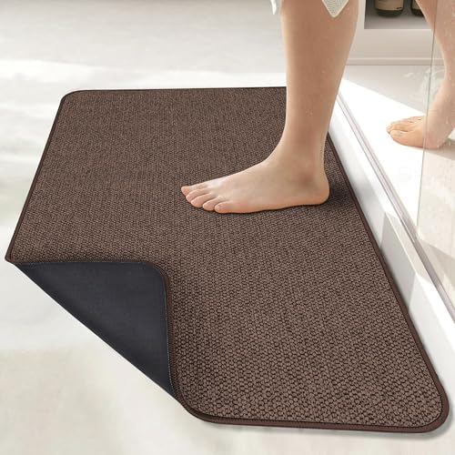Bosap Bath Mat, Ultra Thin Bathroom Runner Rugs, Large Bath Mats - Image 6