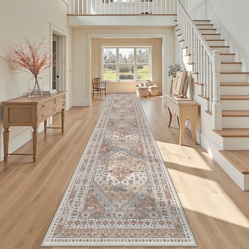 3x18 Long Runner Rugs for Hallway Vintage Washable Rug - Image 4