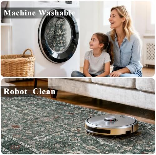 Washable Hallway Runner Rug 3x8: 8ft Runners - Image 2