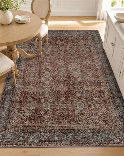 OLANLY 3x5 Washable Accent Rug, Soft Non Slip Carpet by OLANLY