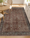 OLANLY 3x5 Washable Accent Rug, Soft Non Slip Carpet by OLANLY