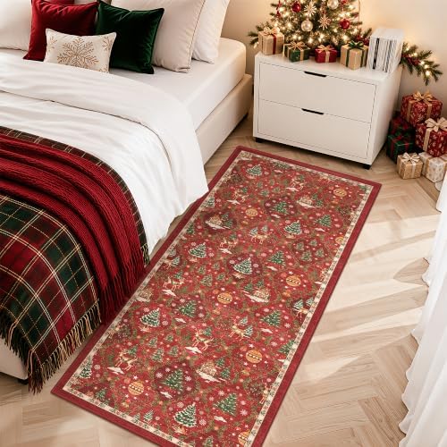 Christmas Runner Rug 2x6 for Hallway - Image 3