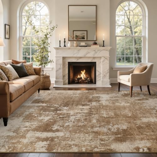 8x10 Ft Abstract Washable Area Rugs - Image 2
