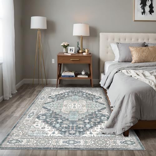 8x10 Vintage Washable Area Rug - Image 4