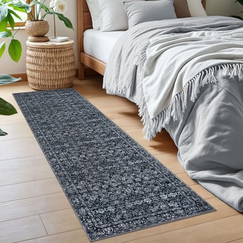 SIILOOM 2x6 Washable Runner Rug, Non Slip Soft Area Rug - Image 4
