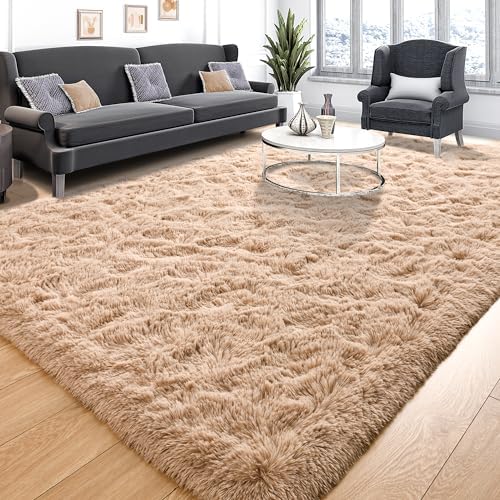 Tepook Soft Fluffy Rugs for Bedroom Shag 5x8 Area Rugs for Living Room by Tepook