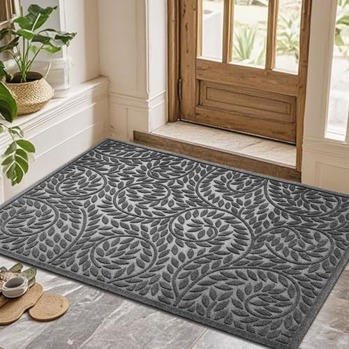 Bulijojo Front Door Mat Entrance, Durable Heavy Duty Welcome Mat, Thick by ShowYourStyle