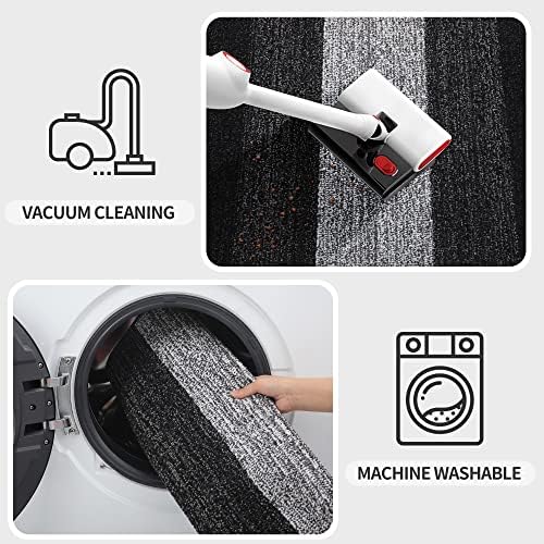 Kitinjoy Indoor Outdoor Door Mat, 47x20 Non-Slip Dirt Trapper Doormats - Image 5
