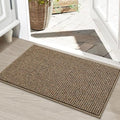 BEQHAUSE Dirt Trapper Door Mat 20" x 32", Non-Slip Washable Doormats by BEQHAUSE