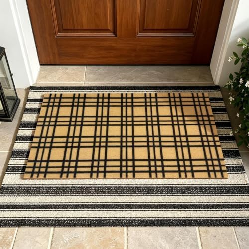 Front Door Mat, Non Slip Outside Entrance Welcome Mat 17"x30" - Image 6