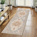 Washable Area Rug 2'6'' x 8' Vintage Traditional Persian Mat by Unknown