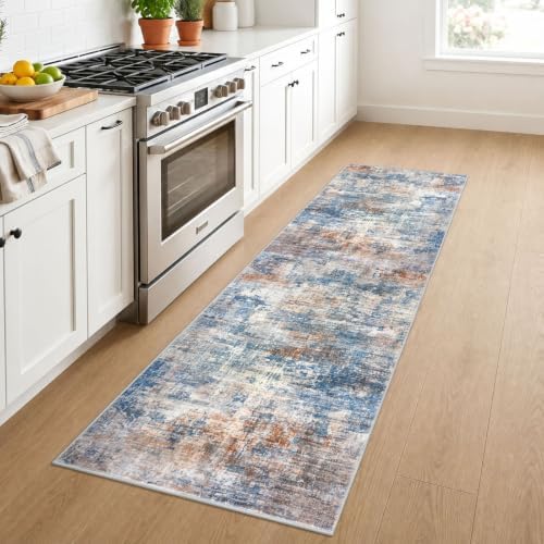 IOHOUZE Abstract Runner Rug 2x7 Ft Washable Runners - Image 3