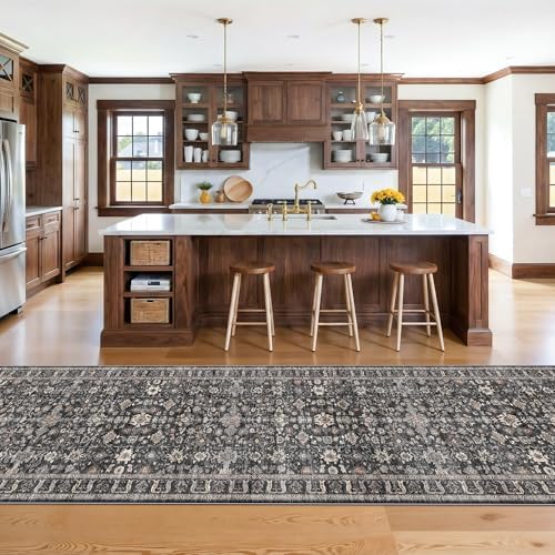 Washable Hallway Runner Rug 3x20: Non Slip Runner Rugs - Image 4