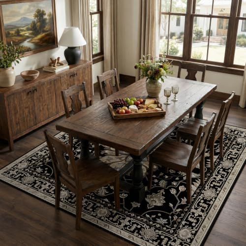 RELEANY Washable Area Rug, Square 8'x8' - Image 3